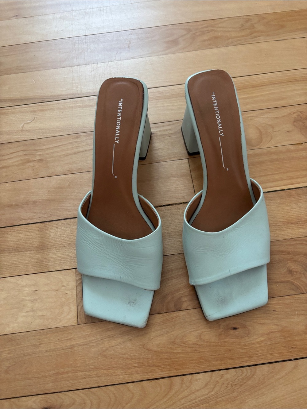 “Intentionally ____________” high heels